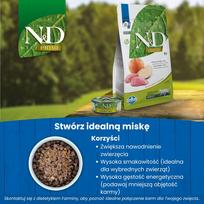 primus d - Sausas kačių maistas Farmina N&D Prime Wild Boar And Apple Adult, šernienos mėsa/obuoliai, 5 kg - 3 nuotrauka