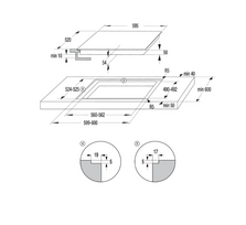 imontuojamos kaitlentes elektrines - Gorenje GI6433BCWF - 2 nuotrauka