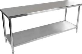 darbo stalvirsis - Virtuvinis darbo stalas Royal Catering RCAT-100/70-S, sidabrinis - 6 nuotrauka