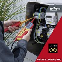 itampos testeris multimetras - WIHA Įtampos testeris 12 – 1,000 V AC, CAT IV - 2 nuotrauka