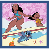 delione 3 - Trefl Disney Stitch 3 dėlionių rinkinys - 2 nuotrauka