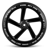 paspirtuko ratukai - Soke miesto paspirtuko ratai 200 mm Juodi (Black), 2 vnt - 4 nuotrauka