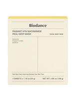 kosmetine - Biodance Radiant Vita Niacinamide Real Deep Mask, 4 x 34 g - 3 nuotrauka