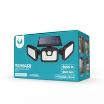 sieninis lauko sviestuvas saules - Lauko šviestuvas Forever Light Sunari Solar Lamp LED FLS-03, baltas - 2 nuotrauka