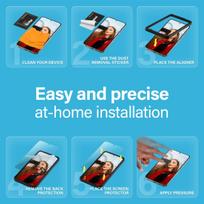 plevele pakavimui - PanzerGlass "Screen Protector Ultra-Wide Fit Galaxy S25 Plus" Transparent - 5 nuotrauka