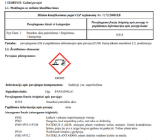trasos ir viszaliams augalams - Trąšos visžaliams augalams Baltic Agro Autumn fertilizers, granuliuotos, 1 kg - 2 nuotrauka