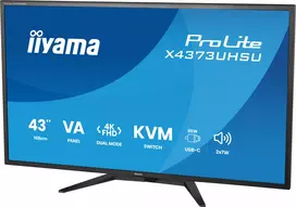 43 4k - iiyama ProLite X4373UHSU-B2 42.5", VA, 4K UHD, 60Hz - 6 nuotrauka