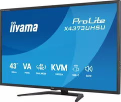 43 4k - iiyama ProLite X4373UHSU-B2 42.5", VA, 4K UHD, 60Hz - 7 nuotrauka