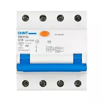 ev stotele - EV įkroviklio stotelė namų vartotojui  Chint Circuit breaker RCBO, NB310L/3N, 3P+N, C20, 30mA, A, 6k - 3 nuotrauka