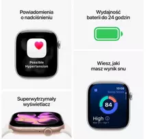 casio - Apple Watch Series 11 GPS + Cellular 46mm Natural Titanium (Natūralus titanas) Stone Grey Sport Band (Pilka) S/M - 2 nuotrauka