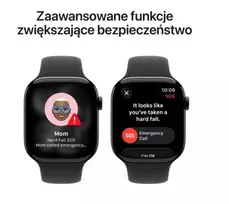 casio - Apple Watch Series 11 GPS + Cellular 46mm Natural Titanium (Natūralus titanas) Stone Grey Sport Band (Pilka) S/M - 5 nuotrauka