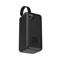 micro usb b - Wozinsky W8-B 50000mAh 30W juodas - 8 nuotrauka