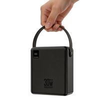 power bank - Wozinsky W8-B 100000mAh 30W išorinė baterija su žibintuvėliu, juoda - 5 nuotrauka