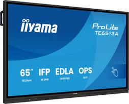 4k monitorius - iiyama ProLite TE6513A-B3AG 65", 4K UHD, IPS, Touchscreen, juodas (black) - 4 nuotrauka