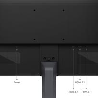2560 x 1440 ips 27 - Lenovo LOQ 27Q-10 27", IPS, QHD, 180Hz - 5 nuotrauka