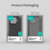 xiaomi telefonai - Nillkin Super Frosted PRO Back Dėklas Xiaomi 17T Pro Juodas (Black) - 2 nuotrauka