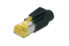 rj45 connector -  Digitus A-MO6A 8/8 HRS AT 6A modular RJ45 Plug, Hirose TM31 8P8C, shielded, for roun - 2 nuotrauka