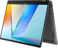 intel core ultra 5 - Asus Vivobook 14 Flip TP3407SA-SG146W Ultra 5 226V, 16 GB, 512 GB, 14", Intel Arc Graphics, Pilkas (Grey) - 1 nuotrauka