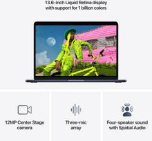 Apple MacBook Air 13.6" M5 10-core CPU, 8-core GPU, 16GB, 512GB, Midnight (Juodas)
