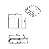 adapteriai type c - Delock dangtelis nuo dulkių, skirtas USB Type-C™ vyriškam 10 vienetų juodos spalvos - 2 nuotrauka
