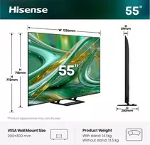 55' 139 cm - Hisense 55E89S - 2 nuotrauka