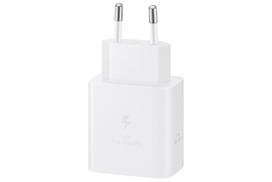 fastai - Samsung T4511 PD 45W Sieninis Įkroviklis su USB-C/USB-C 5A Kabeliu Baltas (White) - 4 nuotrauka