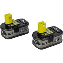 akumuliatoriu pakrovejas - Ryobi RC18120-250, 18 V, 2x5.0 Ah, Li-ion + kroviklis - 2 nuotrauka