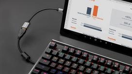 otg adapter - Kruger & Matz Basic adapteris USB 3.0 - USB-C 16,5 cm - 2 nuotrauka