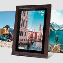 skaitmeniniai nuotrauku remeliai - Kruger&Matz FRAMEO Wi-Fi 15" Medinis rėmelis (Wooden Frame) - 2 nuotrauka