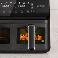 air fryer - Teesa AIR FRYER DUAL POT XXL 8L (Juodas) - 2 nuotrauka
