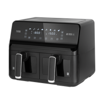 air fryer - Teesa AIR FRYER DUAL POT XXL 8L (Juodas) - 10 nuotrauka