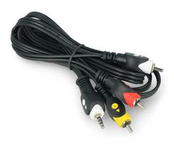 rca 3.5 - Inne Oem 3.5 mm 4 polių kištukų kabelis 3x RCA 1.5m - 3 nuotrauka