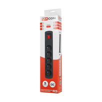 ilgintuvas 1.5m - Armac R5 Protecting Power Strip 1.5m Black - 2 nuotrauka