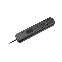 elektros ilgintuvas - Rebel URZ3062-1,5W-2 Elektros tinklo ilgintuvas 5 lizdai su jungikliu 1.5m Juodas (Black) - 9 nuotrauka