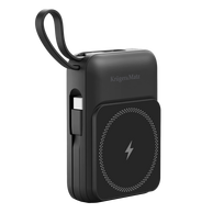 10000 power bank - Kruger&Matz KM0913-B, 10000mAh, MagSafe, juodas (black) - 7 nuotrauka