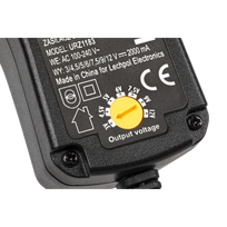 5v akumuliatorius - Kemot 2000mA Reguliuojamas Impulsinis Maitinimo Šaltinis Juodas (Black) - 3 nuotrauka