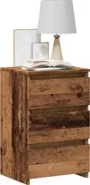 vidaXL Naktinis staliukas Old Wood, 40 x 35 x 62.5 cm