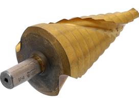 pakopiniai graztai - Pakopinis grąžtas Yato YT-44749, metalas, hss, cilindrinis, 6-38 mm x 10 cm - 4 nuotrauka