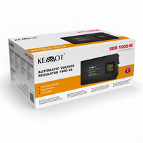 itampos stabilizatorius - Automatinis Įtampos Stabilizatorius KEMOT SER-1000-W, tikslumas 8% - 2 nuotrauka