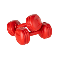 hanteliai 2 3 - Bituminiai hanteliai REBEL ACTIVE 2x3 kg - 3 nuotrauka