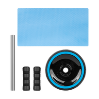 pilvo preso treniruoklis - Rebel Active AB Wheel AB-1, pilvo raumenų treniruoklis - 4 nuotrauka