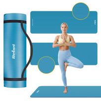 aerobine - Rebel Active Gimnastikos kilimėlis jogai, 183x61cm, mėlynas (Blue) - 2 nuotrauka