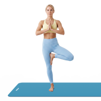 aerobine - Rebel Active Gimnastikos kilimėlis jogai, 183x61cm, mėlynas (Blue) - 4 nuotrauka