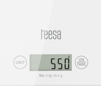 stiklas virtuvei - Teesa TSA0804 White - 6 nuotrauka
