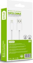 usb c to usb a white - D-Fruit cable USB-A - USB-C 1m, white (DF105) | 50480 - 2 nuotrauka