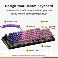 gaming keyboard - Glorious GMMK 3 100 % Custom Gaming Klaviatūra, Iš Anksto Surinkta, Juoda (Black) - 3 nuotrauka
