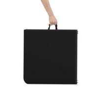 sulankstomi stalai - Tonro Sulankstomas stalas 120 cm Juodas - 6 nuotrauka