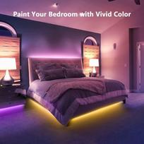 rgb led juosta - Išmani LED juosta 5050 RGB Bluetooth, 10 m - 3 nuotrauka