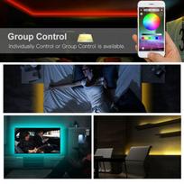 rgb led juosta - Išmani LED juosta 5050 RGB Bluetooth, 10 m - 5 nuotrauka