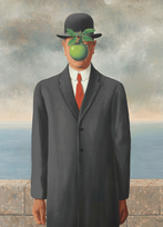 puzzle deliones 1000 - Eurographics René Magritte Žmogaus sūnus, 1000 det. - 2 nuotrauka